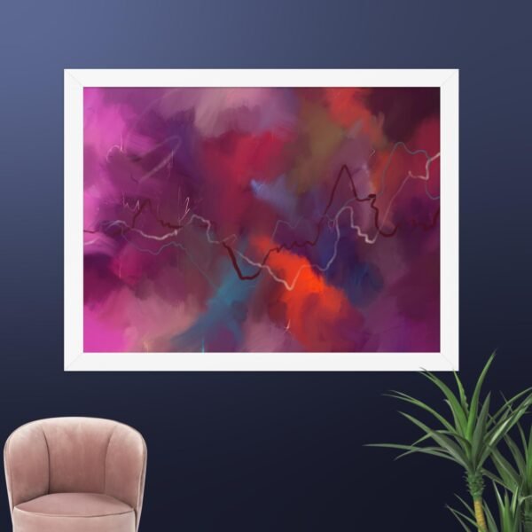 The Heart of the Storm - Abstract poster - Image 7