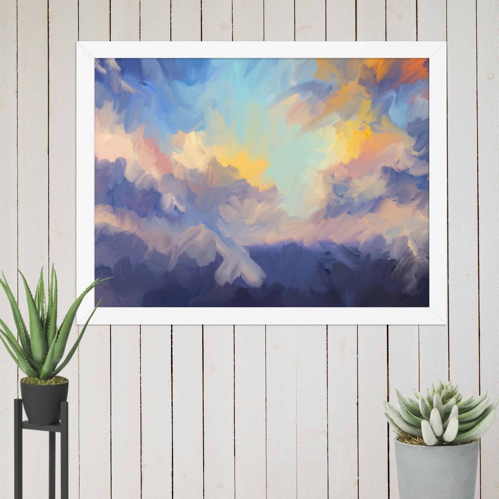 Devine Skies Abstract Poster - Image 7