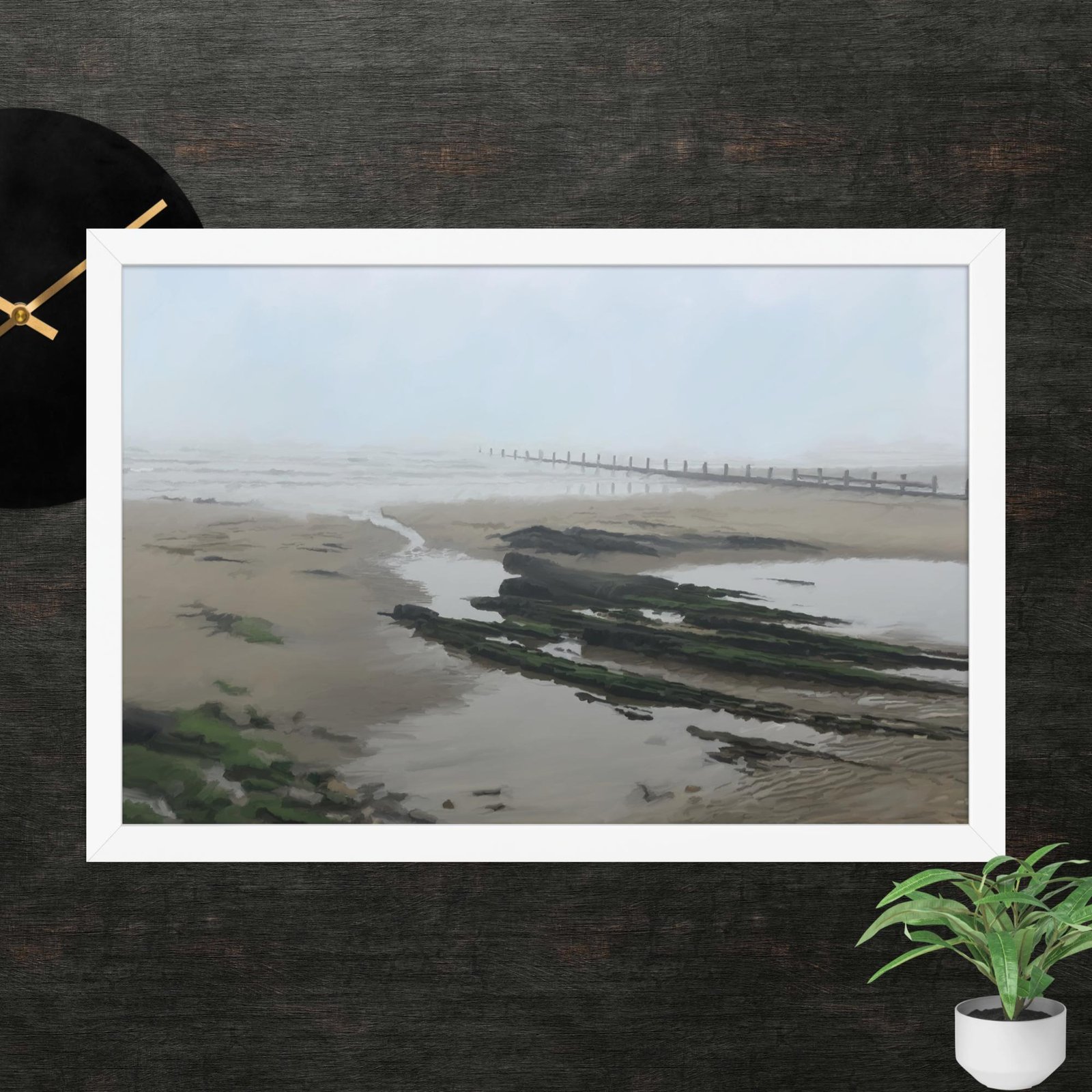 Hope Beach -Beach / Seascape Painting -Poster - Image 8