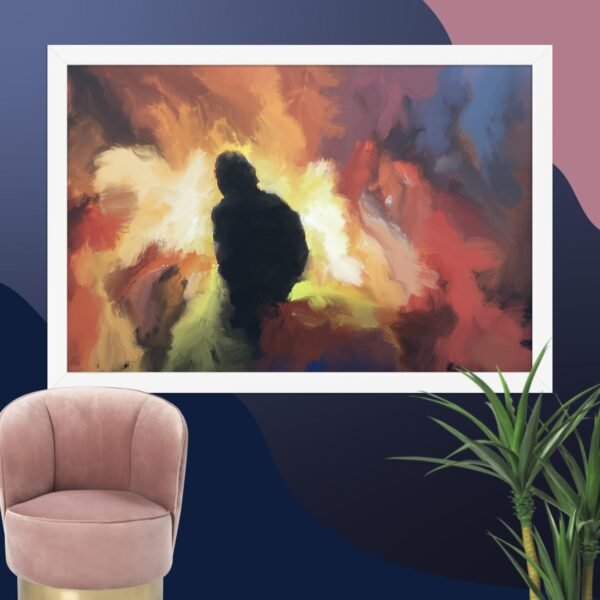 The Visitor -Abstract Painting Poster - Image 9