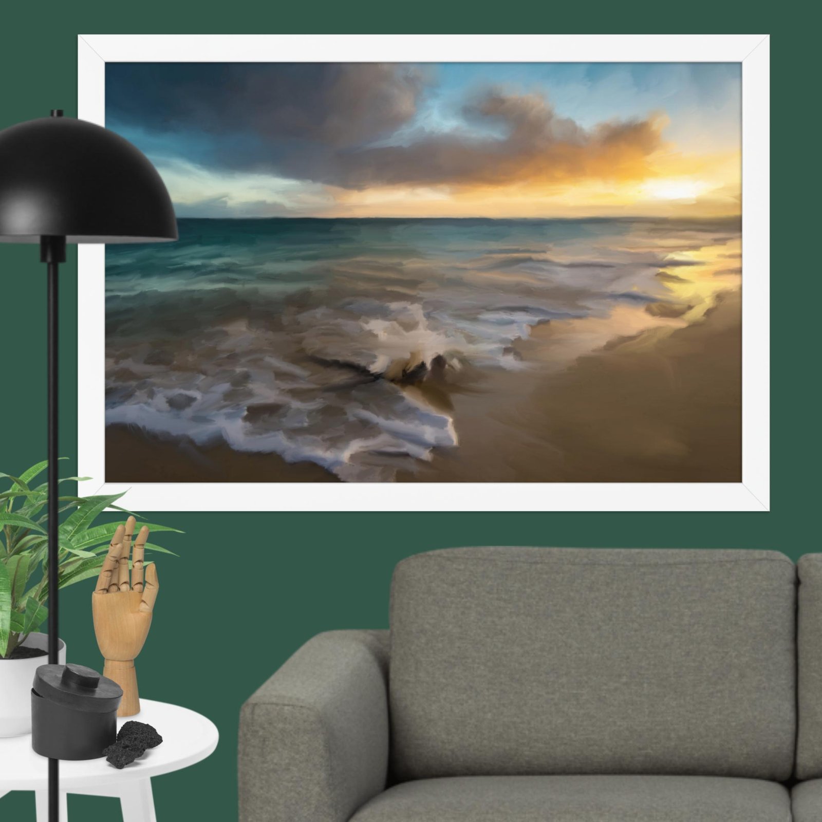 Tranquil Seas - Seascape Beach painting Poster - Image 8