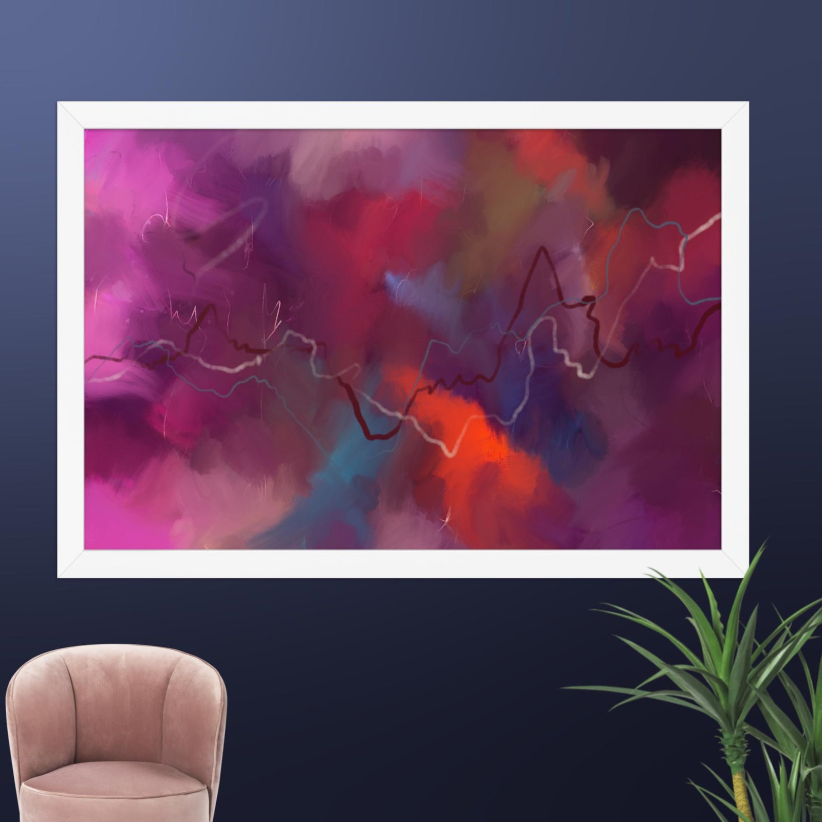 The Heart of the Storm - Abstract poster - Image 9