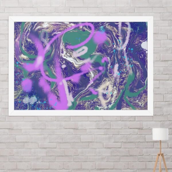 Kickflip Graffiti Abstract Poster - Image 9