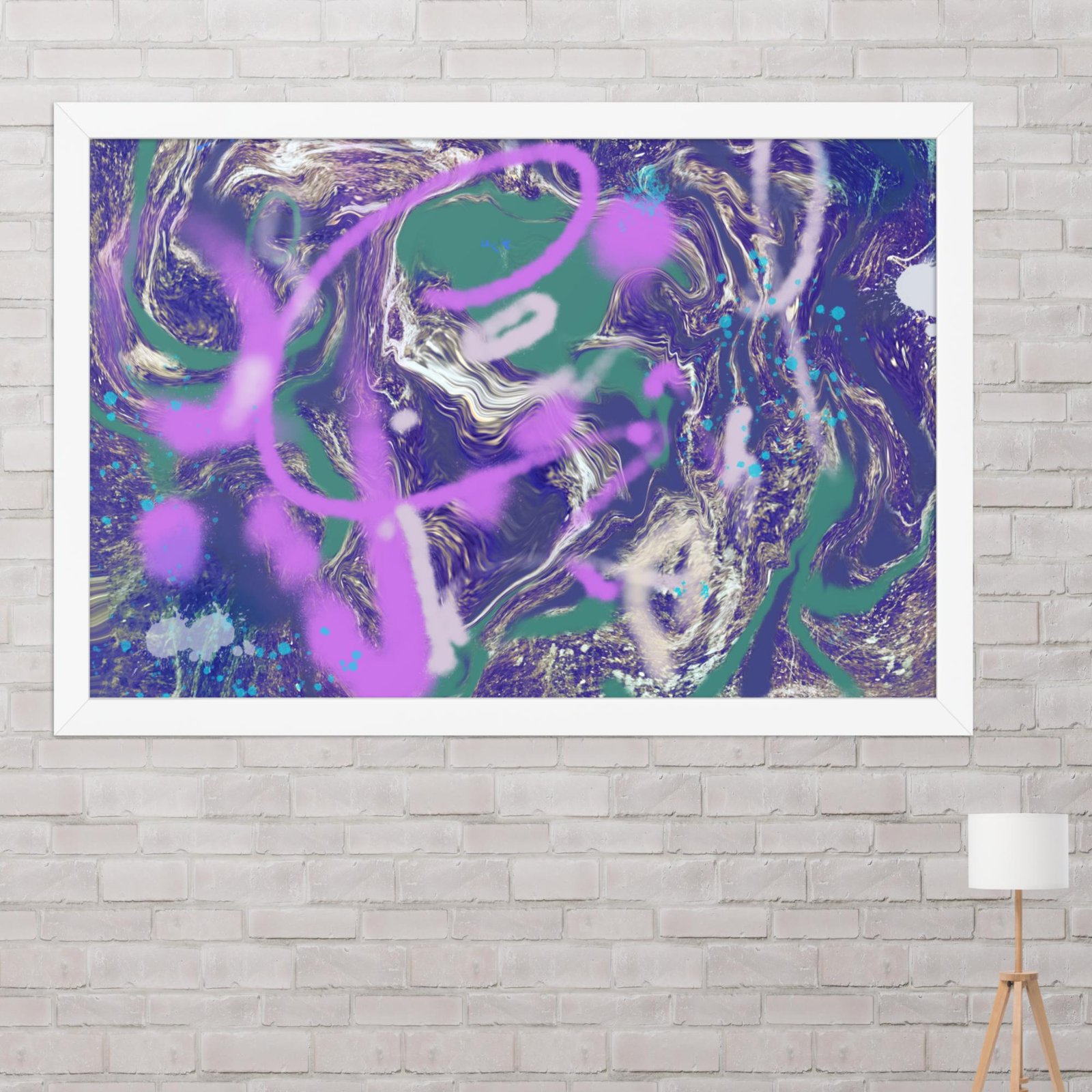 Kickflip Graffiti Abstract Poster - Image 9