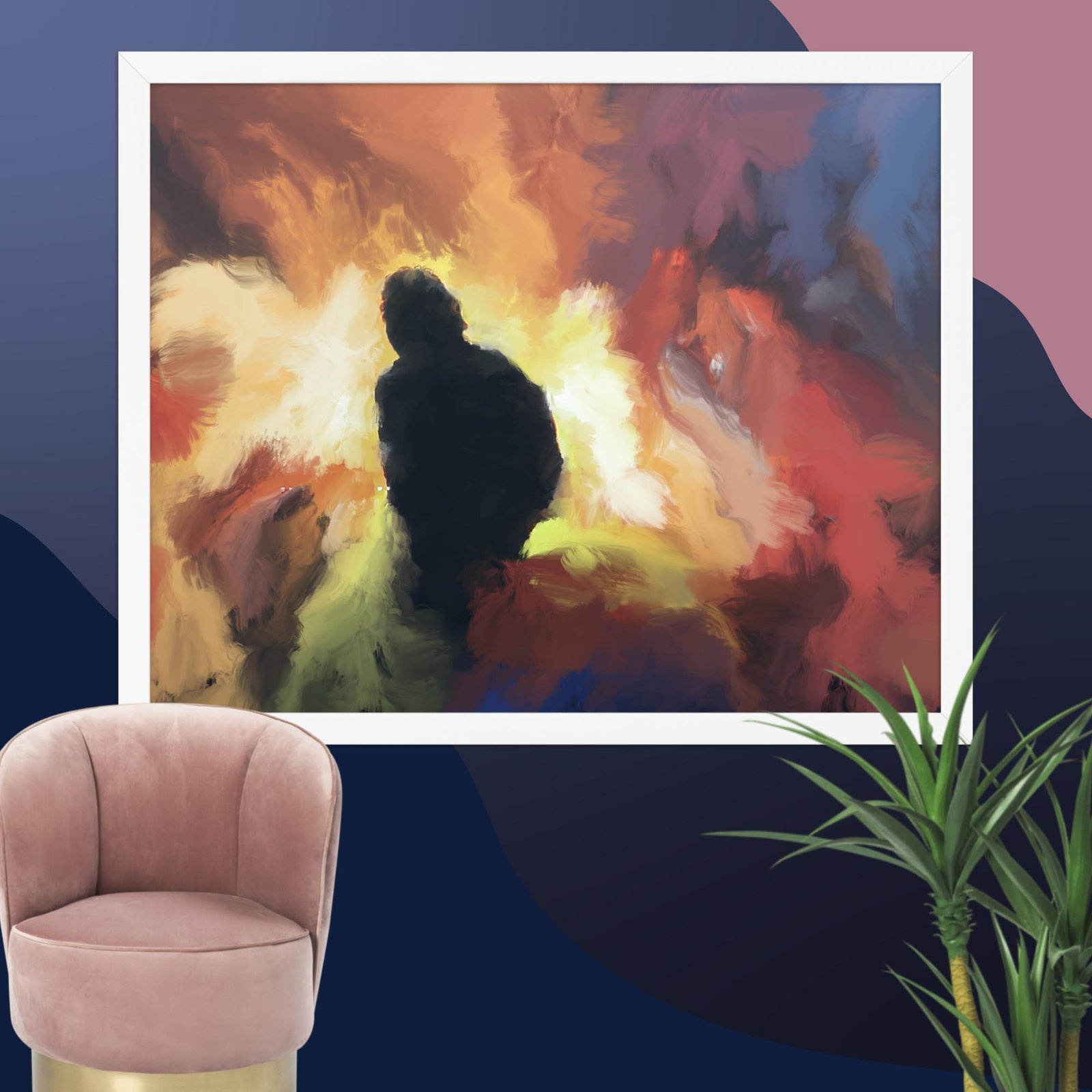 The Visitor -Abstract Painting Poster - Image 11
