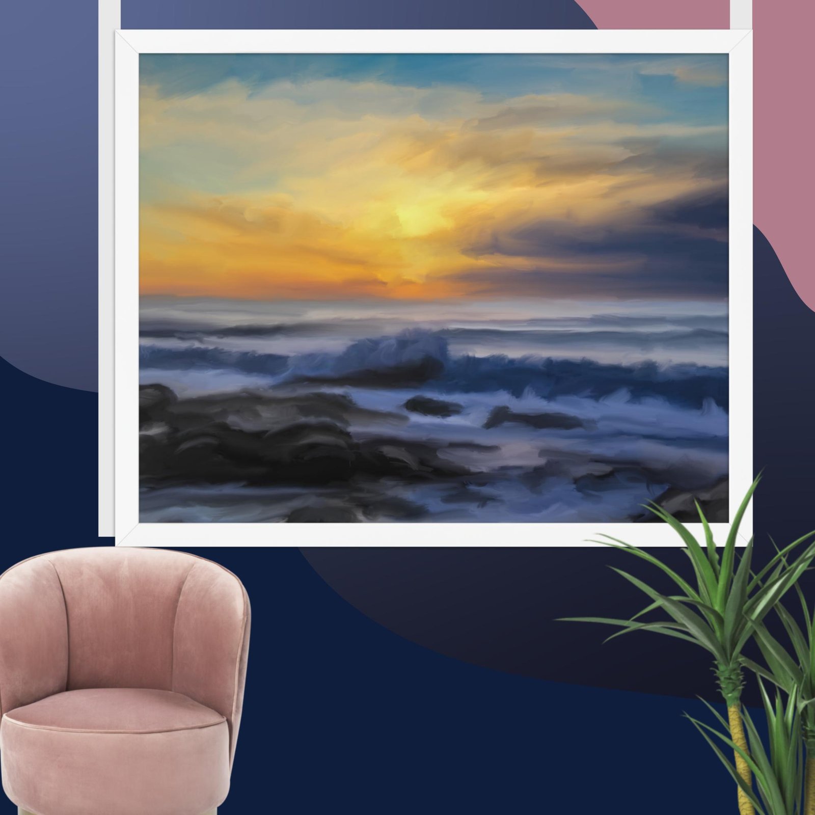 Freedom - Seascape Beach Painting Poster - Image 11