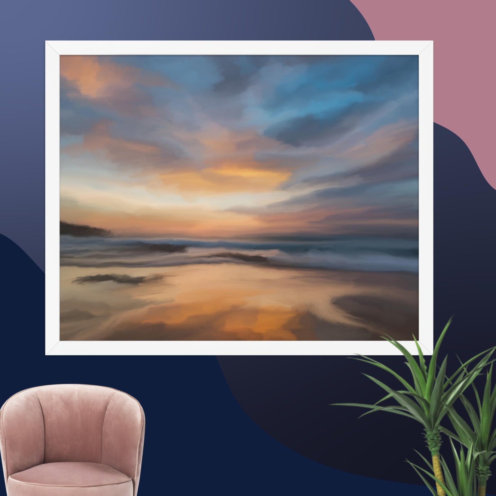 Home Coming - Beach Seascape Painting Poster - Image 11