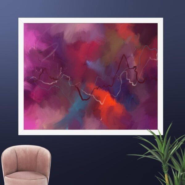 The Heart of the Storm - Abstract poster - Image 11