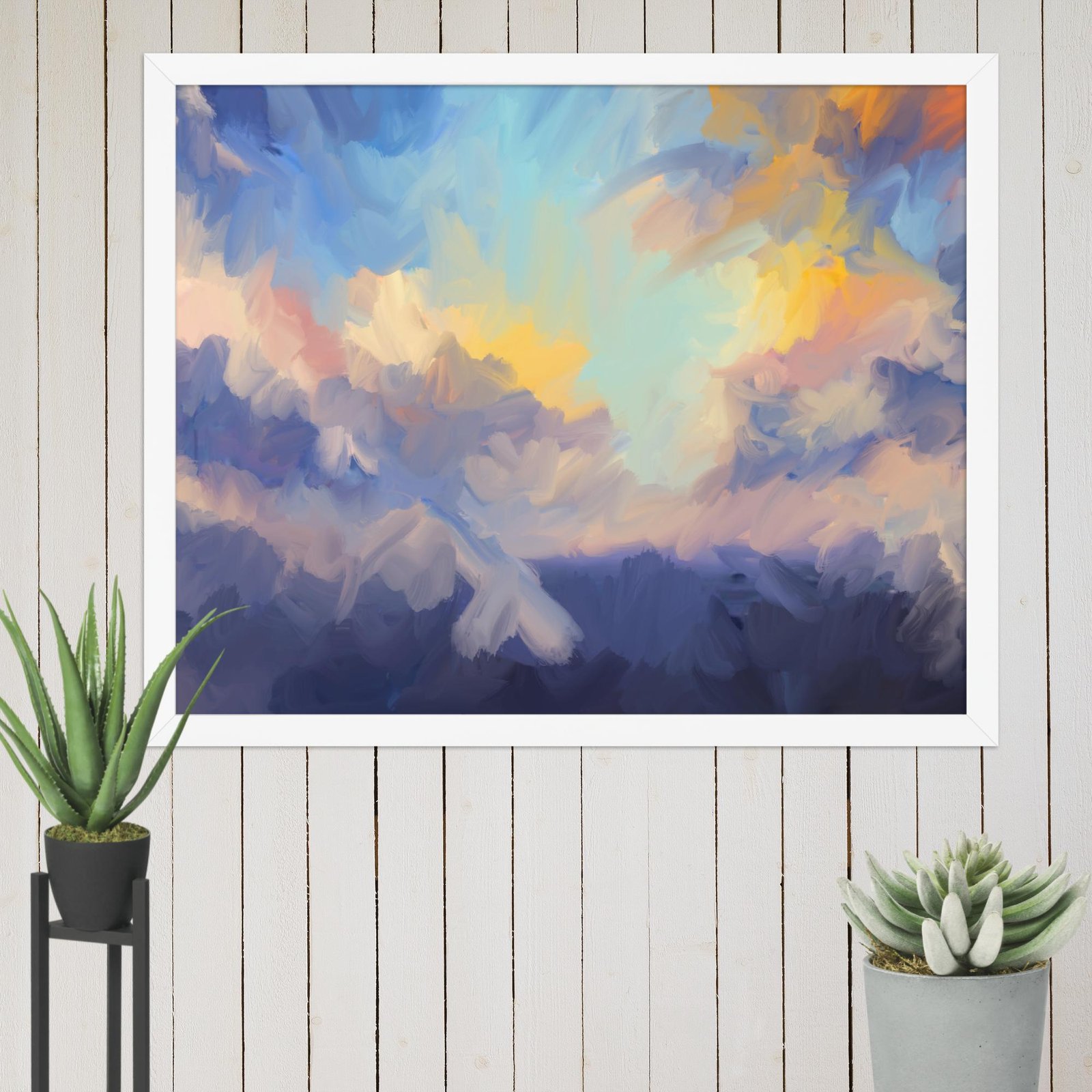 Devine Skies Abstract Poster - Image 11
