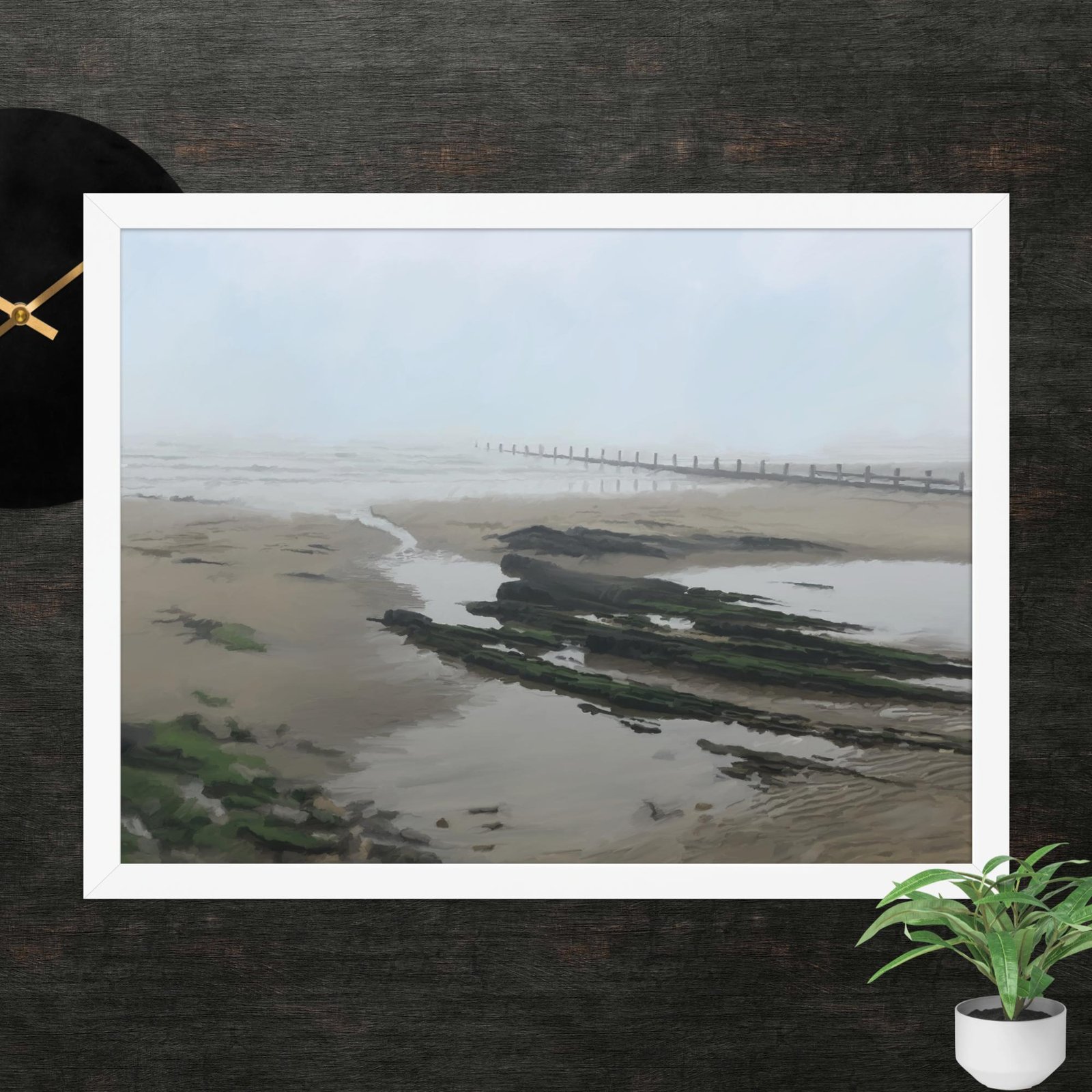 Hope Beach -Beach / Seascape Painting -Poster - Image 12
