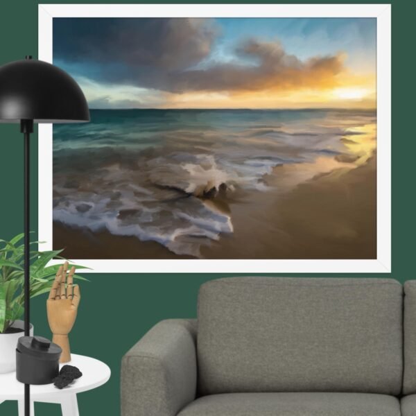 Tranquil Seas - Seascape Beach painting Poster - Image 12