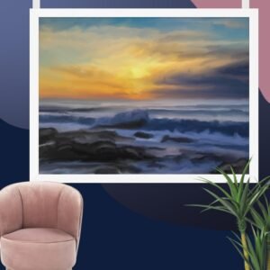 Freedom - Seascape Beach Painting Poster