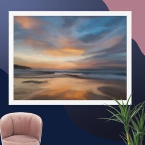 Home Coming - Beach Seascape Painting Poster
