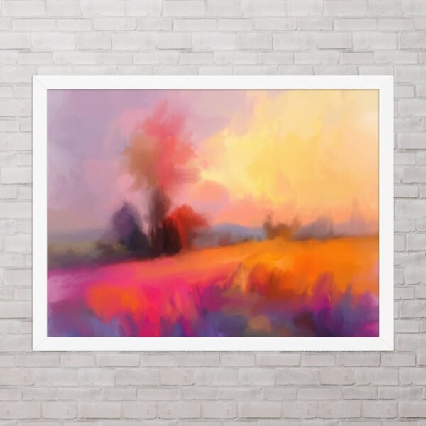 Tunisian Dreams - Abstract / Landscape Painting -Poster - Image 8
