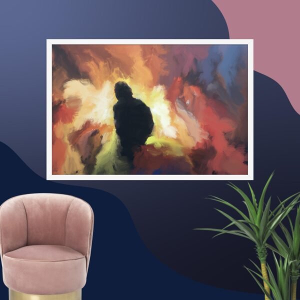 The Visitor -Abstract Painting Poster - Image 14