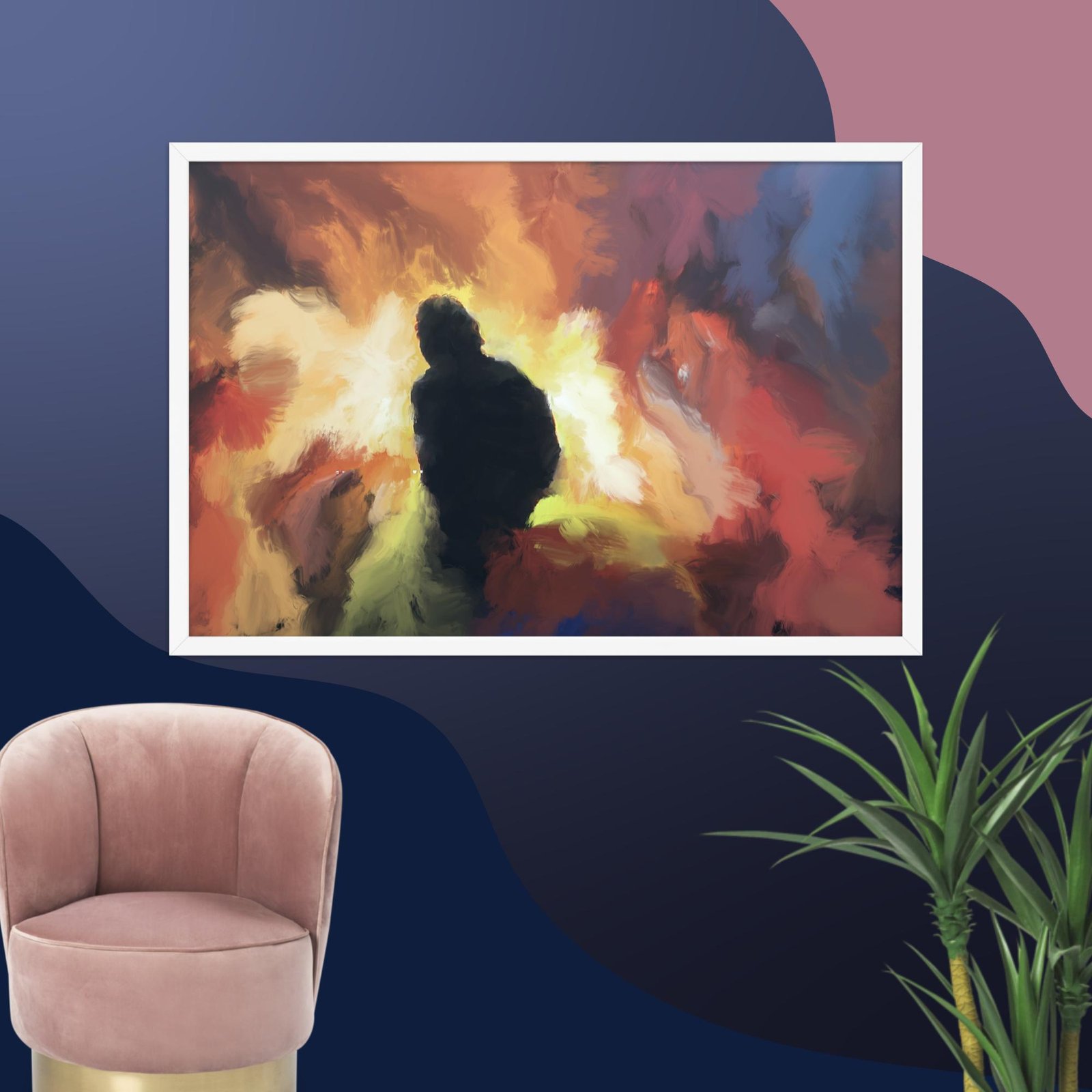 The Visitor -Abstract Painting Poster - Image 14