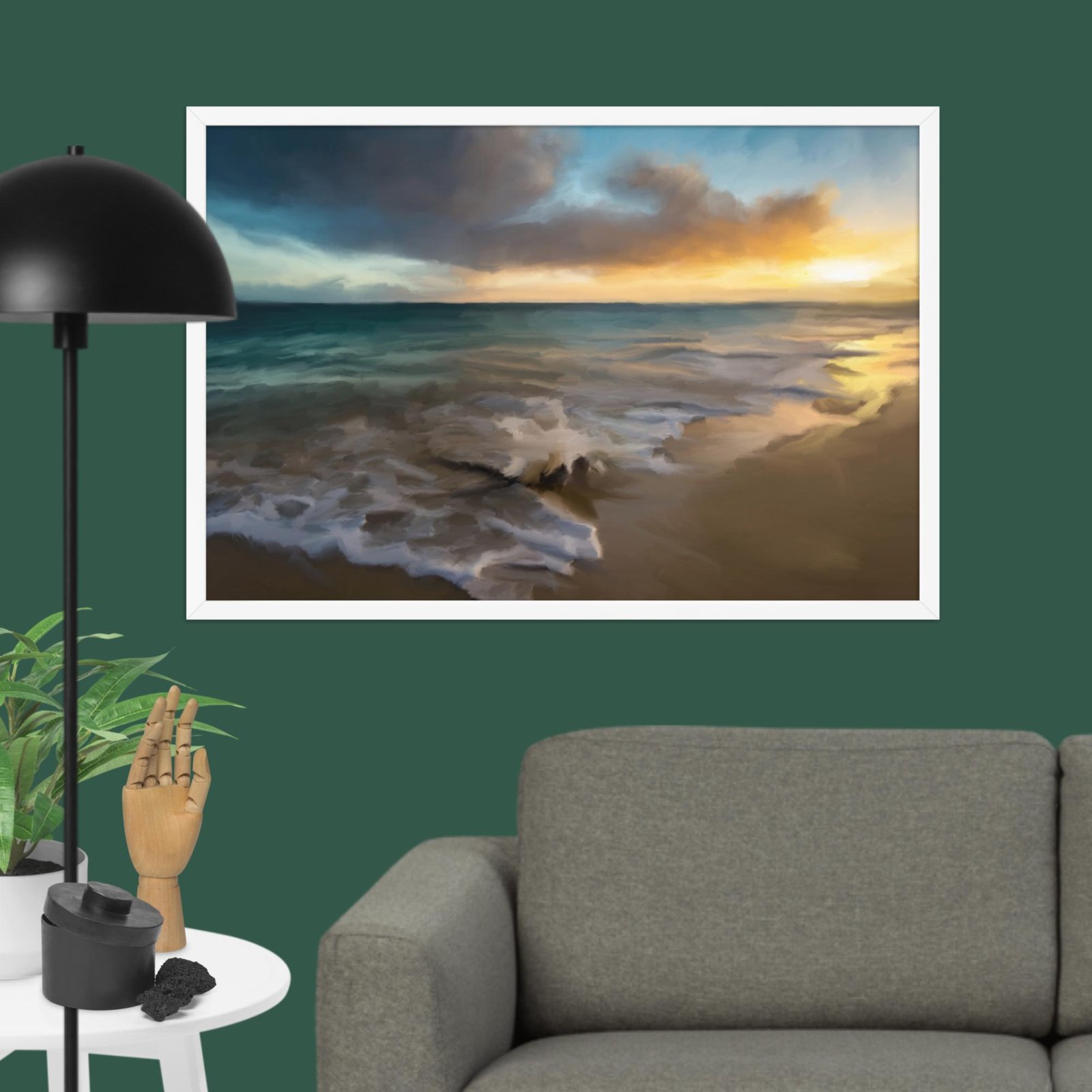 Tranquil Seas - Seascape Beach painting Poster - Image 14