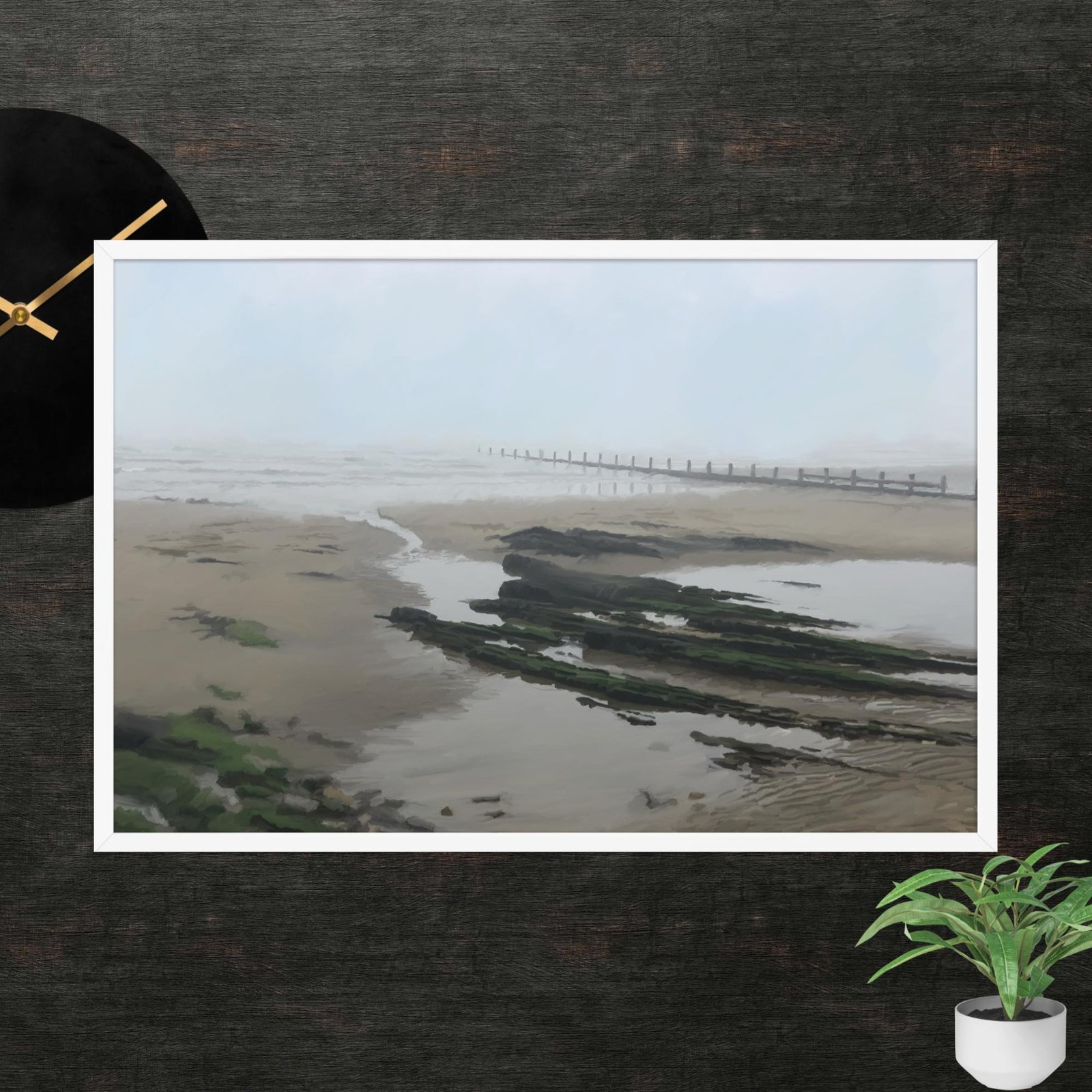 Hope Beach -Beach / Seascape Painting -Poster - Image 16