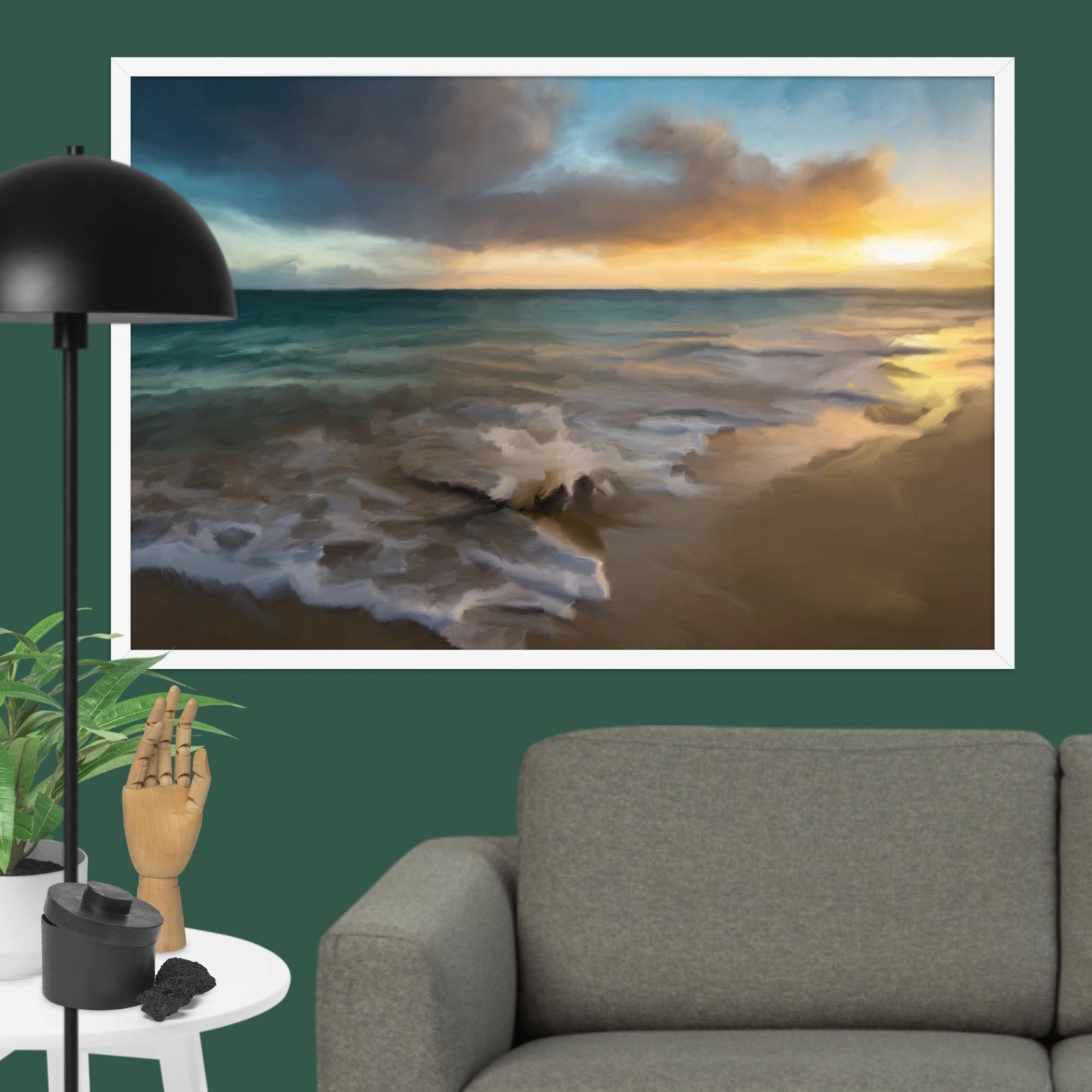 Tranquil Seas - Seascape Beach painting Poster - Image 16