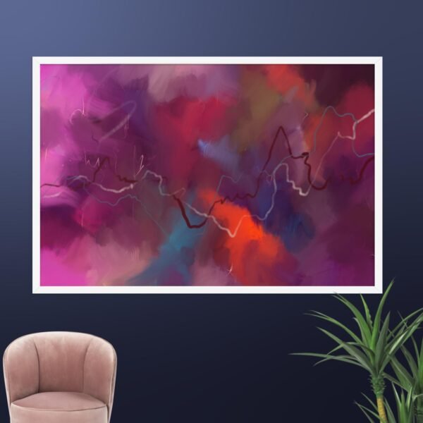The Heart of the Storm - Abstract poster - Image 16