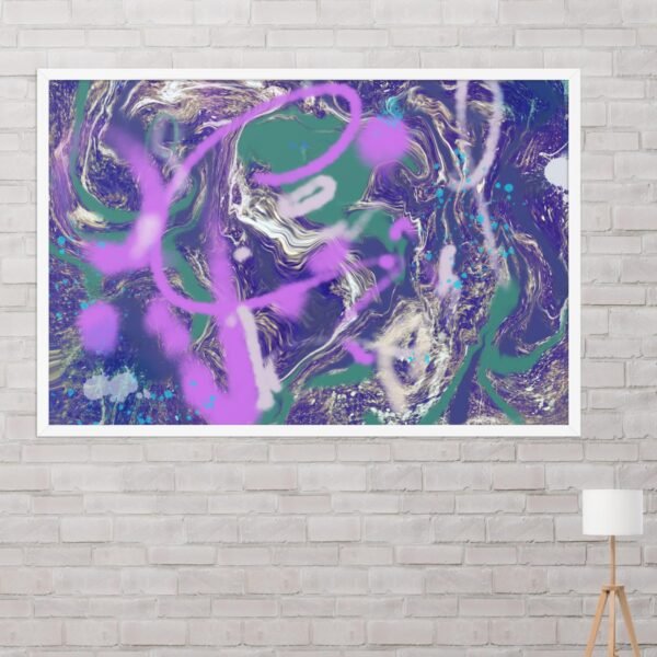 Kickflip Graffiti Abstract Poster - Image 16