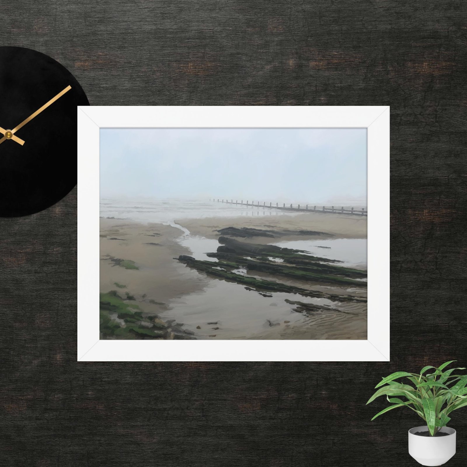 Hope Beach -Beach / Seascape Painting -Poster - Image 2