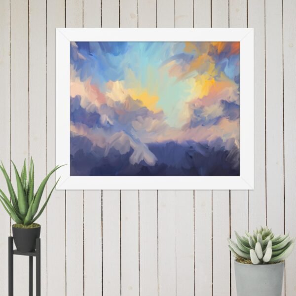 Devine Skies Abstract Poster - Image 3