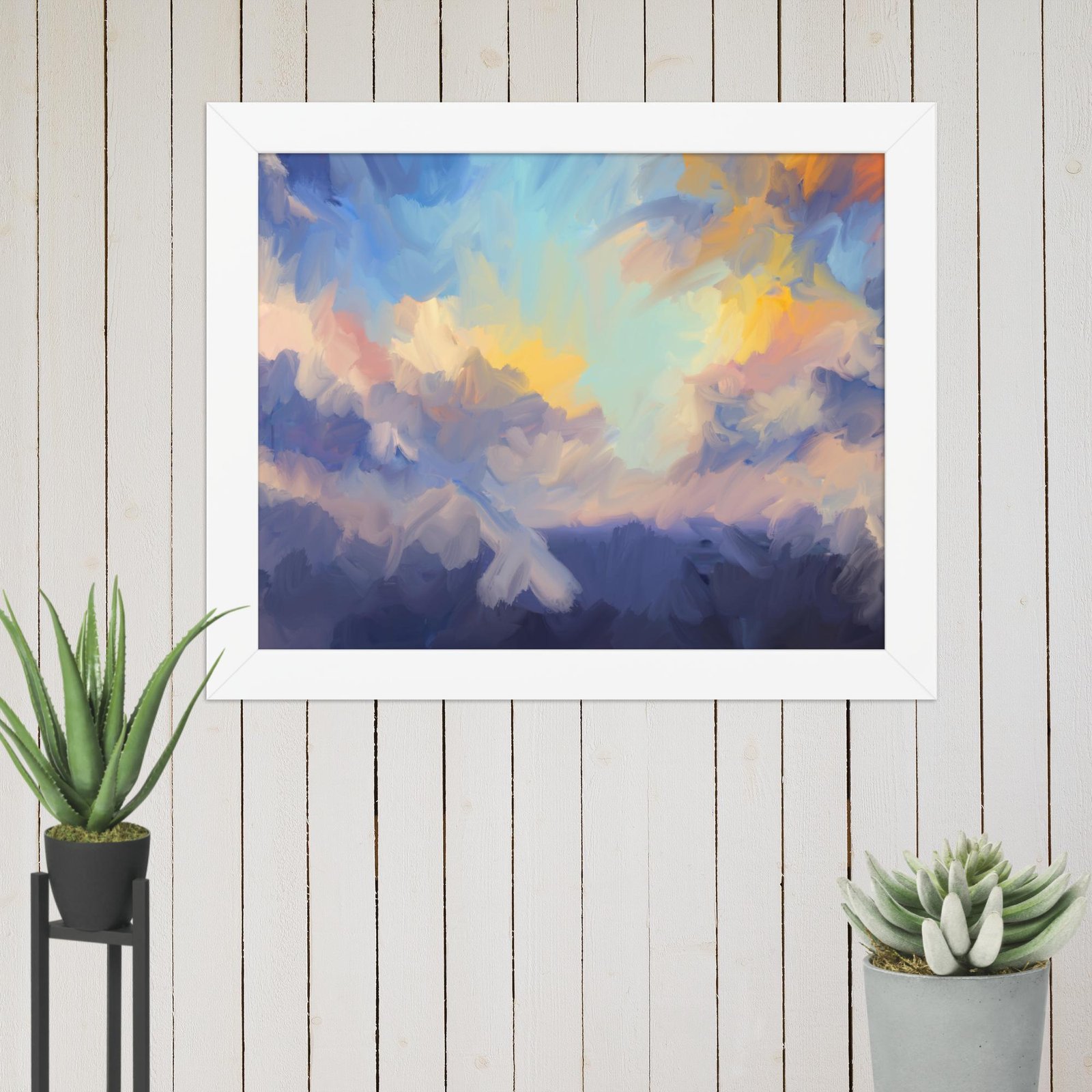 Devine Skies Abstract Poster - Image 3