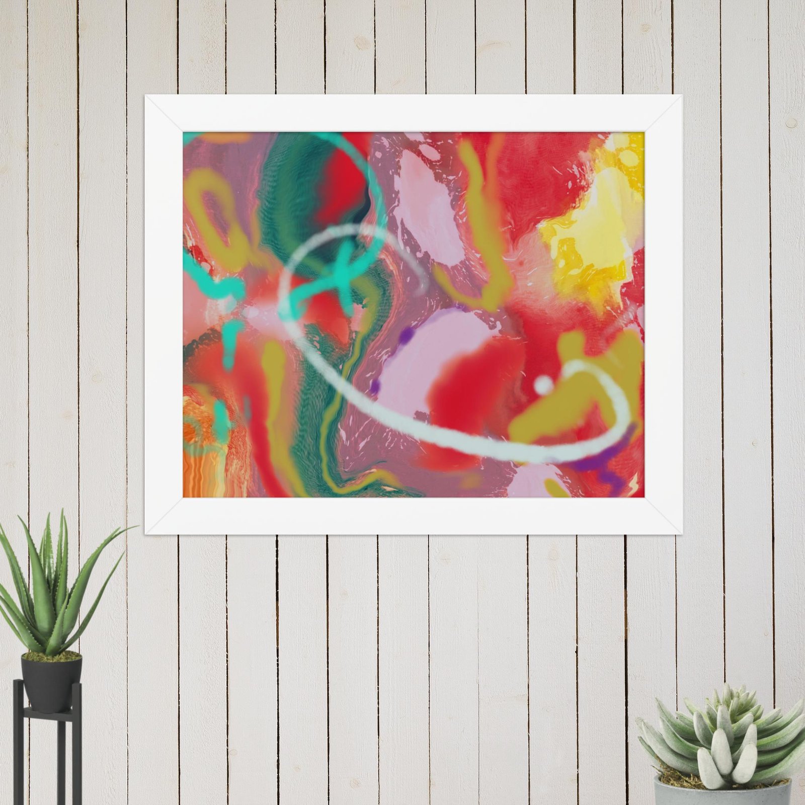 Fruitopia Abstract Painting - Image 3