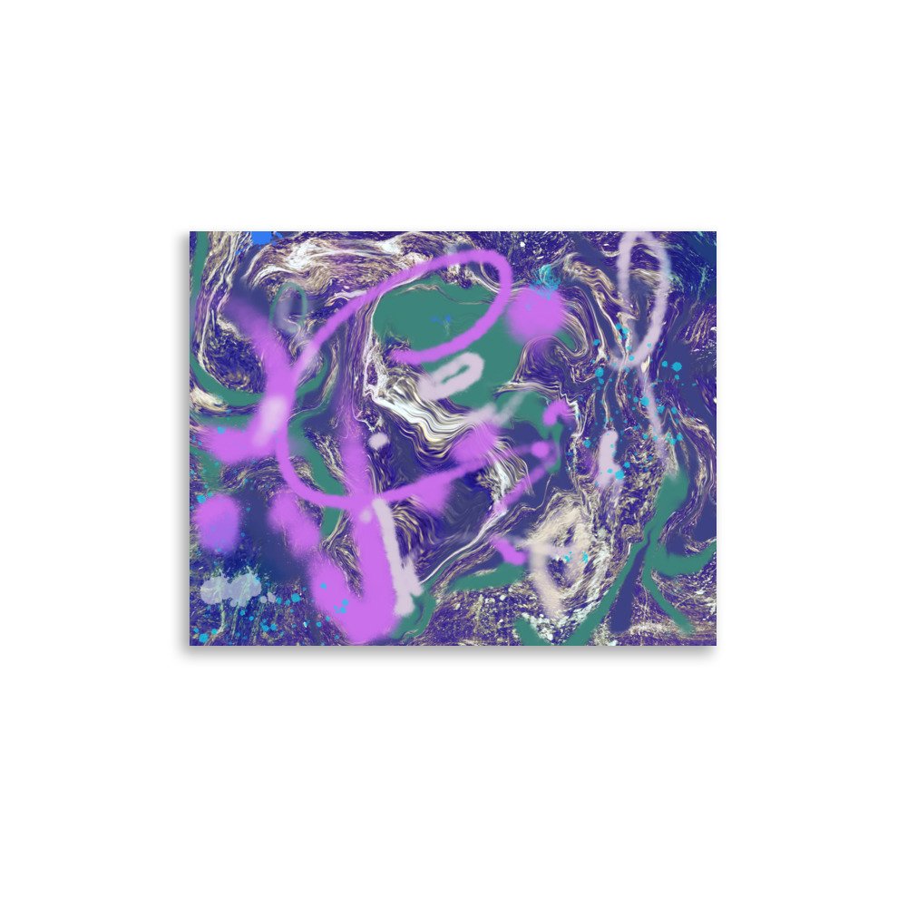 Kickflip -Abstract Graffiti Art -Poster - Image 3
