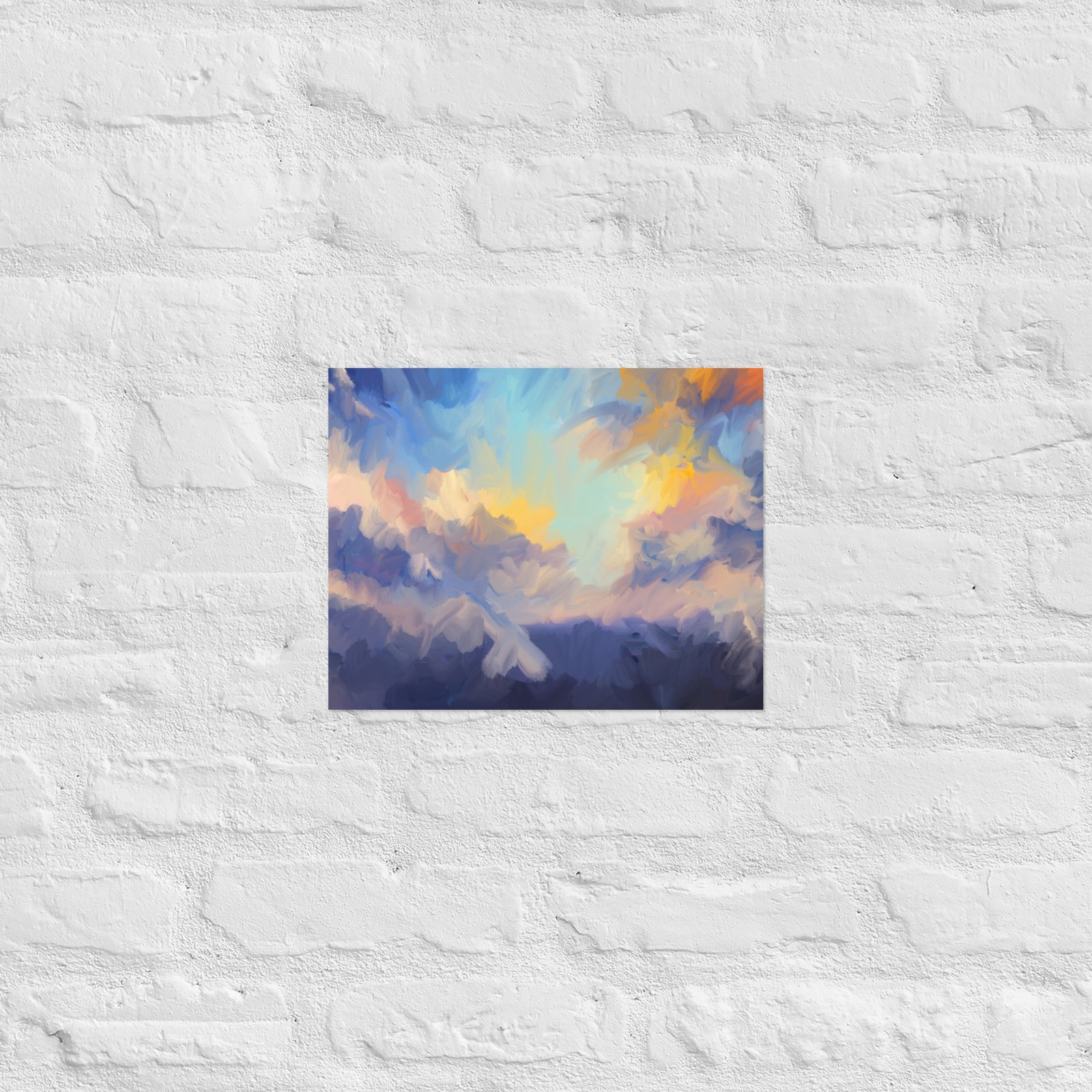 Devine Skies - Abstract Painting -Poster - Image 4
