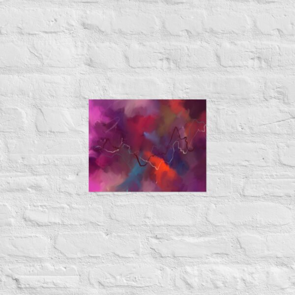 Heart of the Storm - Abstract Painting -Poster - Image 4