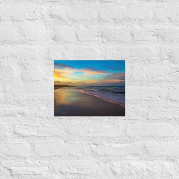 Turkish Waters - Beach / Seascape Painting - Poster - Image 4