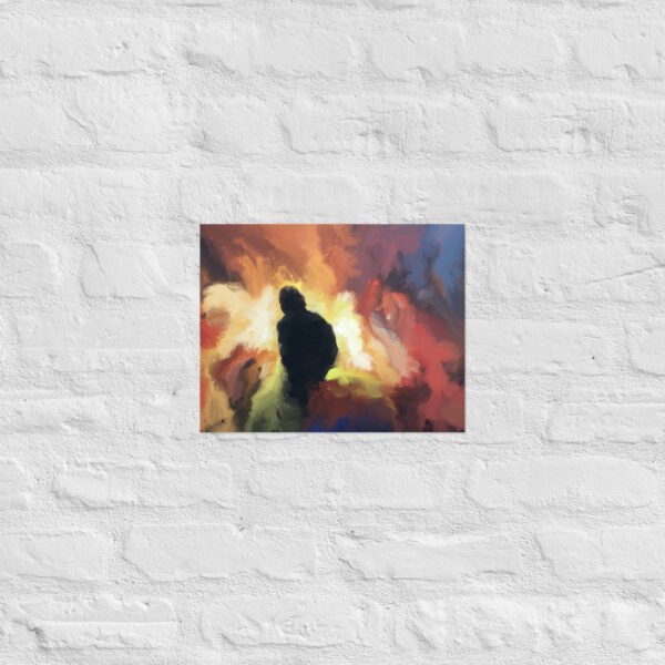 The Visitor -Abstract Painting -Poster - Image 4