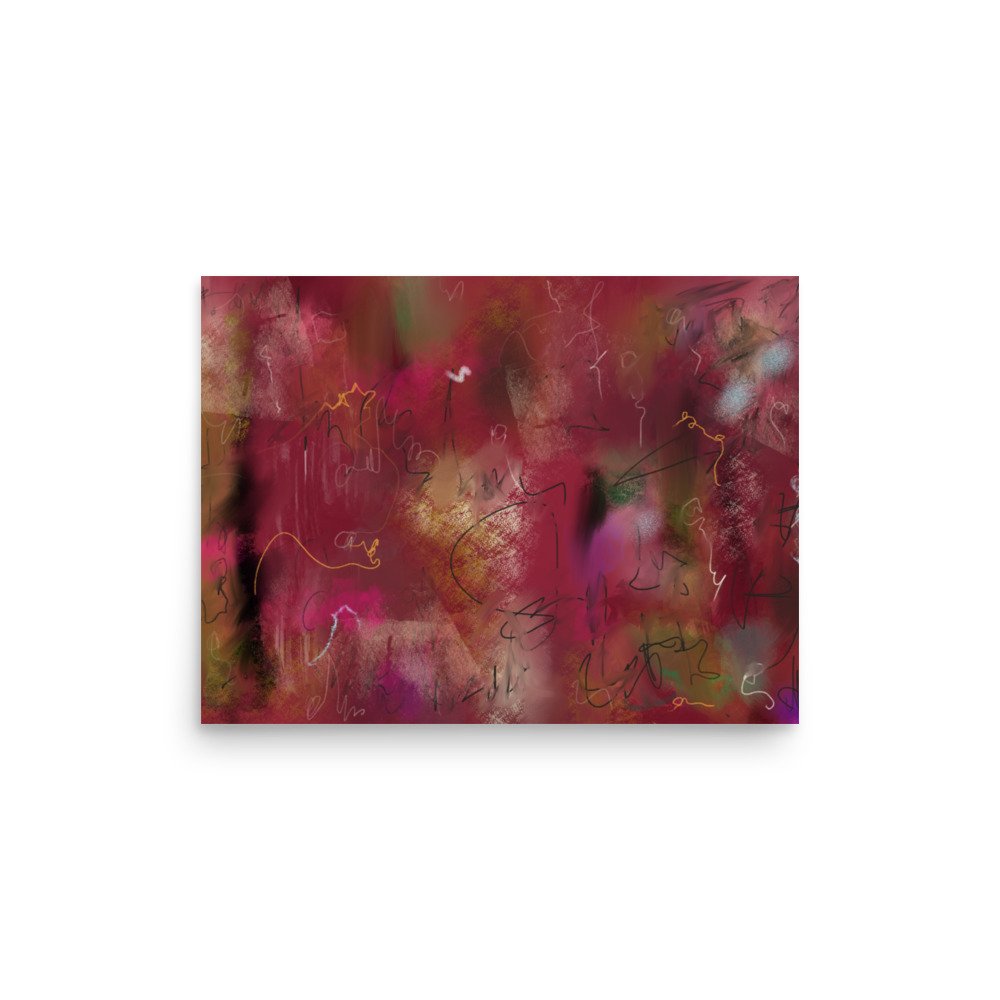 Awooga - Abstract Painting - Poster - Image 4