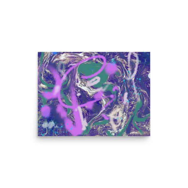 Kickflip -Abstract Graffiti Art -Poster - Image 4