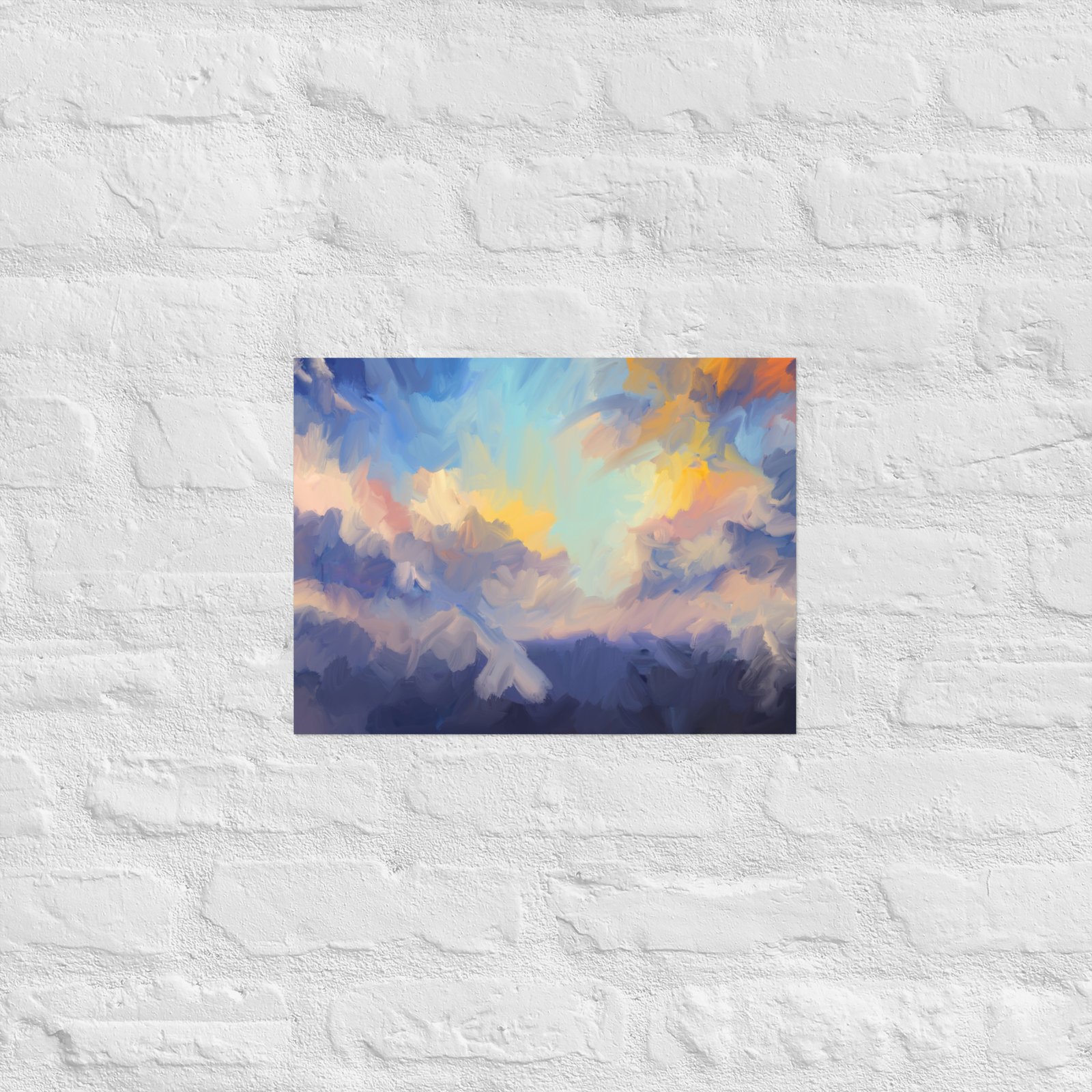 Devine Skies - Abstract Painting -Poster - Image 5