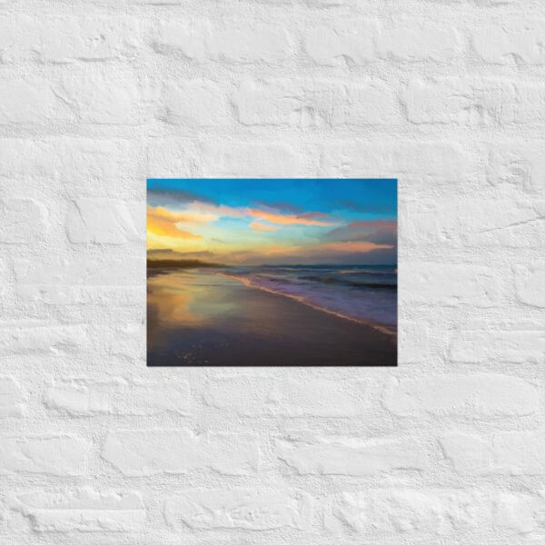 Turkish Waters - Beach / Seascape Painting - Poster - Image 5