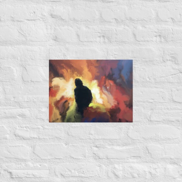The Visitor -Abstract Painting -Poster - Image 5