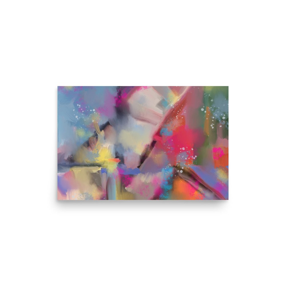 Jupiter- Abstract Painting - Poster - Image 5
