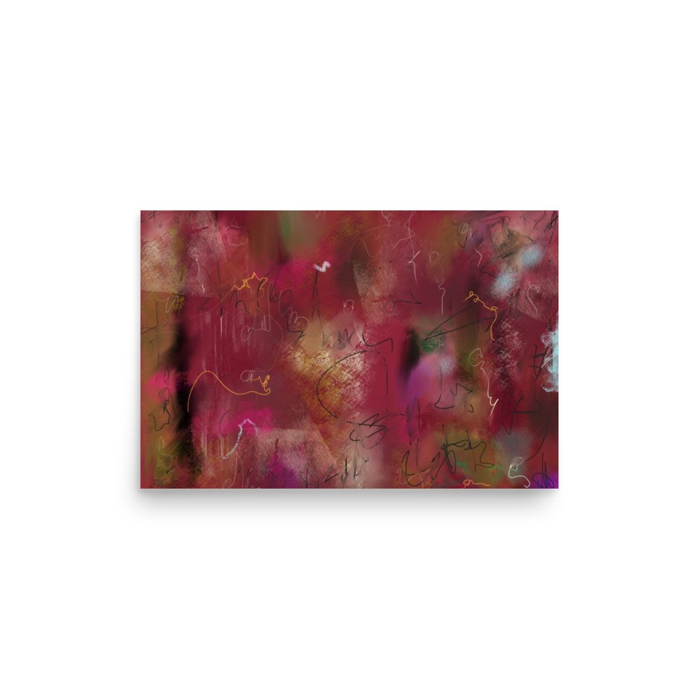Awooga - Abstract Painting - Poster - Image 5