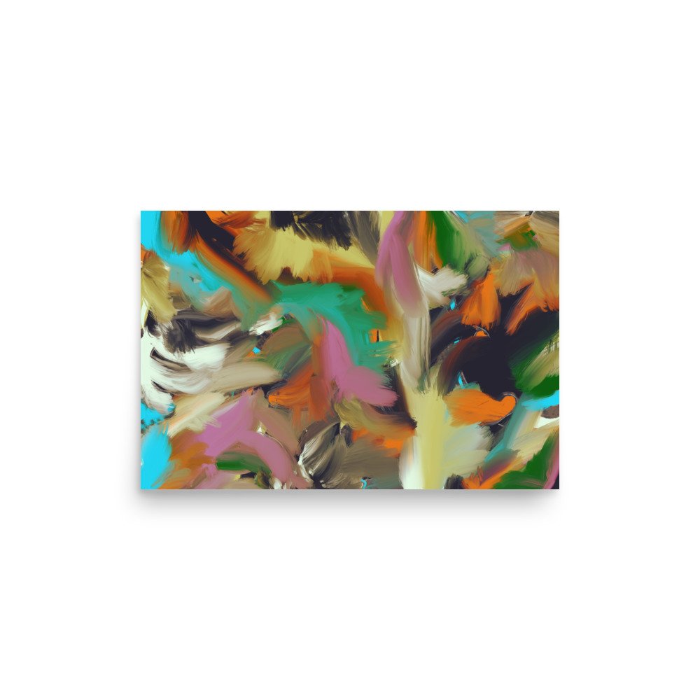 Hong Kong -Abstract Painting -Poster - Image 5