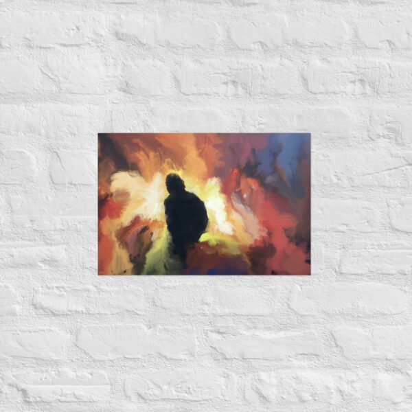 The Visitor -Abstract Painting -Poster - Image 6
