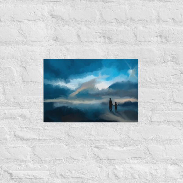 Starting Again Abstract Painting -Poster - Image 6