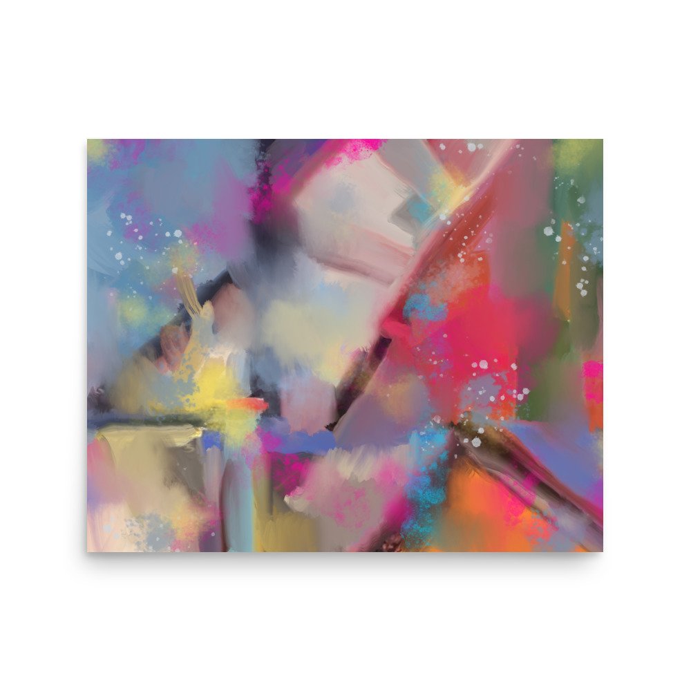 Jupiter- Abstract Painting - Poster - Image 6