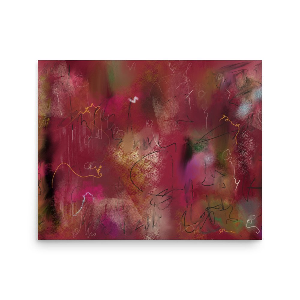 Awooga - Abstract Painting - Poster - Image 6