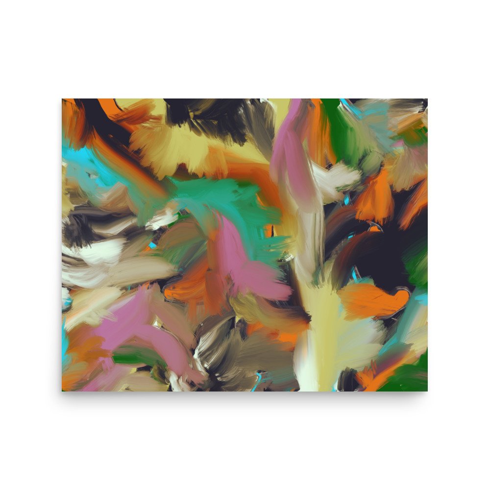 Hong Kong -Abstract Painting -Poster - Image 6