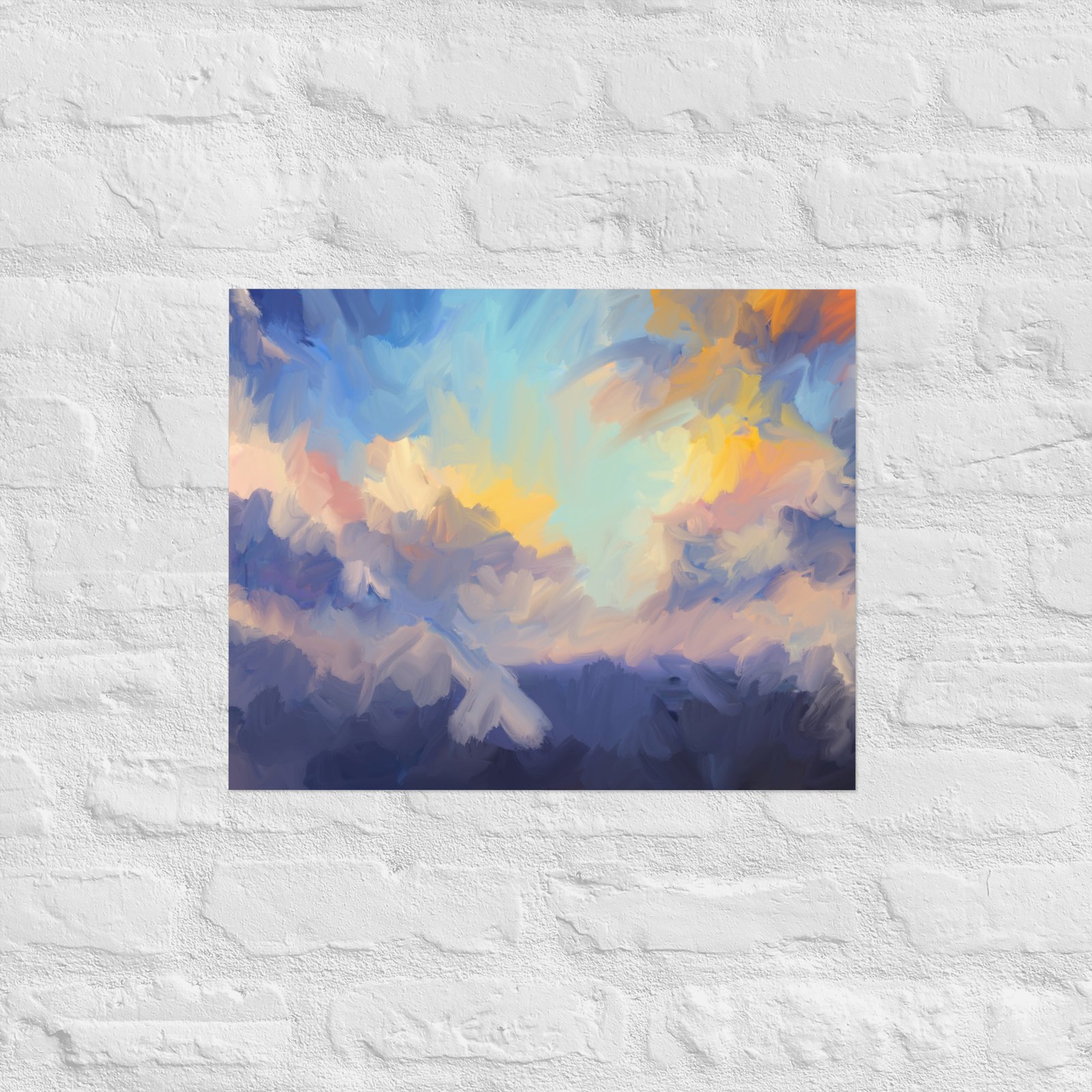 Devine Skies - Abstract Painting -Poster - Image 7