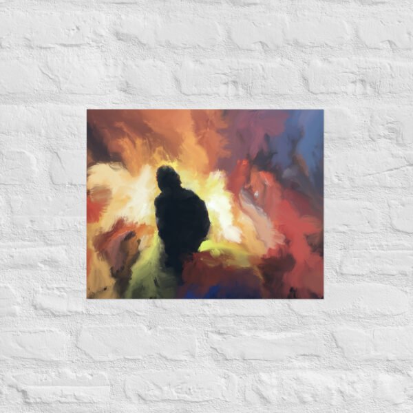The Visitor -Abstract Painting -Poster - Image 7