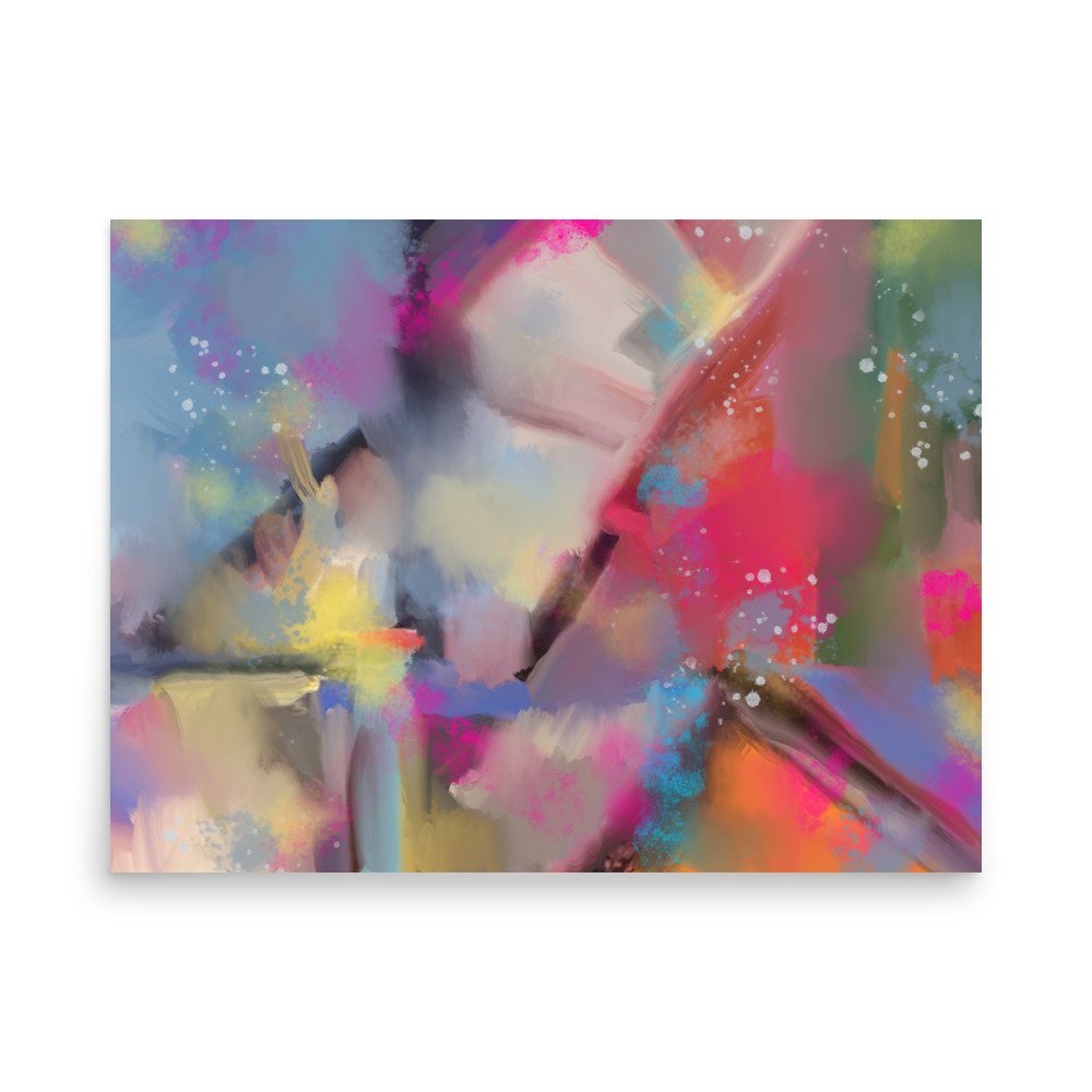 Jupiter- Abstract Painting - Poster - Image 7